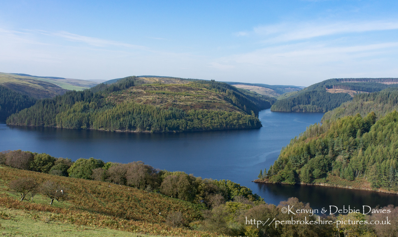 Llyn Brianne is an artificial resevoir which was completed in the early 70s by the Wimpey Construction to regulate the flow in the River Tywi.
